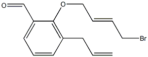 3-ALLYL-2-(4-BROMO-BUT-2-ENYLOXY)-BENZALDEHYDE Struktur