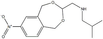 2-METHYL-N-[(7-NITRO-1,5-DIHYDRO-2,4-BENZODIOXEPIN-3-YL)METHYL]PROPAN-1-AMINE Struktur