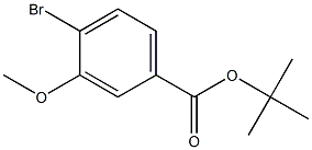 TERT-BUTYL 4-BROMO-3-METHOXYBENZOATE Struktur