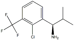 (1R)-1-[2-CHLORO-3-(TRIFLUOROMETHYL)PHENYL]-2-METHYLPROPYLAMINE Struktur