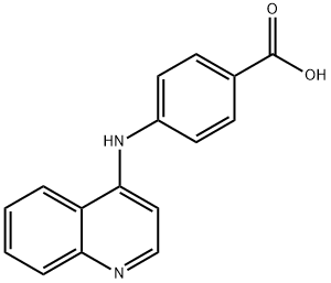 4-(QUINOLIN-4-YLAMINO)-BENZOIC ACID Struktur