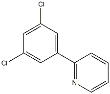 2-(3,5-DICHLOROPHENYL)PYRIDINE Struktur