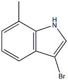 3-BROMO-7-METHYLINDOLE Struktur