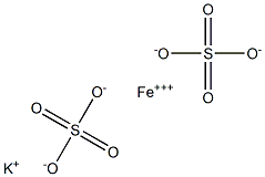 FERRIC POTASSIUM SULFATE Struktur