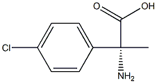 (2R)-2-AMINO-2-(4-CHLOROPHENYL)PROPANOIC ACID Struktur