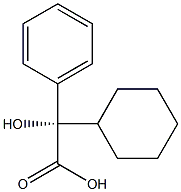 (S)-CYCLOHEXYL-HYDROXY-PHENYL-ACETIC ACID Struktur