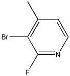 3-BROMO-2-FLUORO-4-PICOLINE Struktur