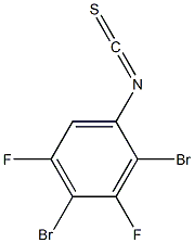 2,4-DIBROMO-3,5-DIFLUOROPHENYLISOTHIOCYANATE Struktur