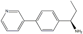 (1R)-1-(4-(3-PYRIDYL)PHENYL)PROPYLAMINE Struktur