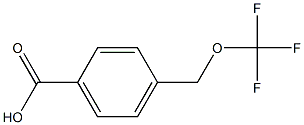 4-[(TRIFLUOROMETHOXY)METHYL]BENZOIC ACID Struktur