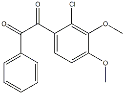 2-CHLORO 3,4 DIMETHOXY BENZIL Struktur