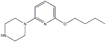 1-(6-BUTOXY-PYRIDIN-2-YL)-PIPERAZINE Struktur