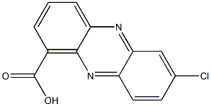 7-CHLORO-PHENAZINE-1-CARBOXYLIC ACID Struktur