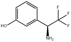 3-((1S)-1-AMINO-2,2,2-TRIFLUOROETHYL)PHENOL Struktur