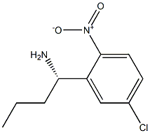 (1S)-1-(5-CHLORO-2-NITROPHENYL)BUTYLAMINE Struktur