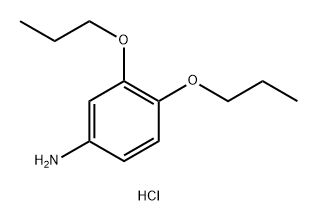 3,4-DIPROPOXYANILINE HYDROCHLORIDE Struktur