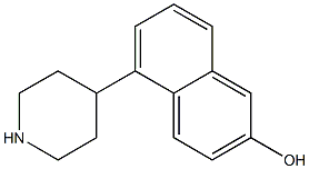 5-PIPERIDIN-4-YL-NAPHTHALEN-2-OL Struktur