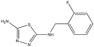 N-(2-FLUOROBENZYL)-1,3,4-THIADIAZOLE-2,5-DIAMINE Struktur