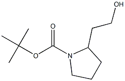 TERT-BUTYL 2-(2-HYDROXYETHYL)-1-PYRROLIDINECARBOXYLATE Struktur