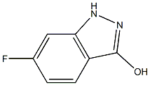 6-FLUORO-3-HYDROXY (1H)INDAZOLE Struktur