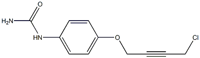 [4-(4-CHLORO-BUT-2-YNYLOXY)-PHENYL]-UREA Struktur