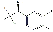 (1S)-2,2,2-TRIFLUORO-1-(2,3,4-TRIFLUOROPHENYL)ETHYLAMINE Struktur