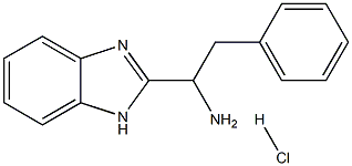 1-(1H-BENZIMIDAZOL-2-YL)-2-PHENYLETHANAMINE HYDROCHLORIDE Struktur