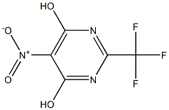 5-NITRO-2-(TRIFLUOROMETHYL)PYRIMIDINE-4,6-DIOL Struktur