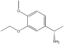 (1S)-1-(3-ETHOXY-4-METHOXYPHENYL)ETHYLAMINE Struktur