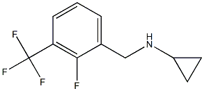 (1S)CYCLOPROPYL[2-FLUORO-3-(TRIFLUOROMETHYL)PHENYL]METHYLAMINE Struktur