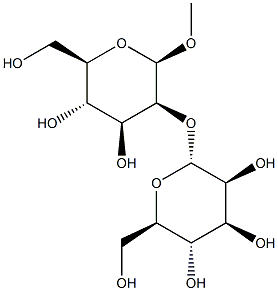 METHYL 2-O-(ALPHA-D-MANNOPYRANOSYL)-BETA-D-MANNOPYRANOSIDE Struktur