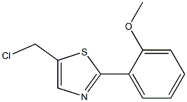 5-CHLOROMETHYL-2-(2-METHOXY-PHENYL)-THIAZOLE Struktur