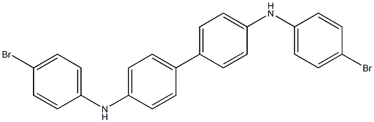 N,N'-BIS(4-BROMOPHENYL)BENZIDINE Struktur