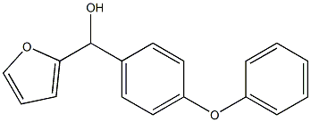 2-FURYL-(4-PHENOXYPHENYL)METHANOL Struktur