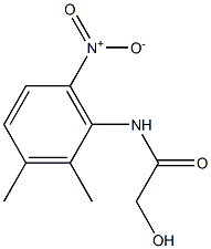 N-(2,3-DIMETHYL-6-NITROPHENYL)-2-HYDROXYACETAMIDE Struktur