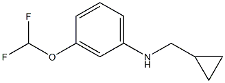 (1R)[3-(DIFLUOROMETHOXY)PHENYL]CYCLOPROPYLMETHYLAMINE Struktur