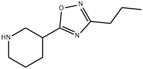 3-(3-PROPYL-1,2,4-OXADIAZOL-5-YL)PIPERIDINE Struktur