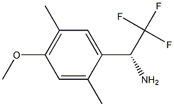 (1R)-2,2,2-TRIFLUORO-1-(4-METHOXY-2,5-DIMETHYLPHENYL)ETHYLAMINE Struktur