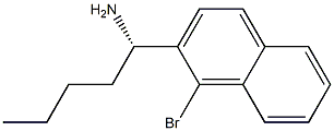 (1S)-1-(1-BROMO(2-NAPHTHYL))PENTYLAMINE Struktur