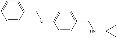 (1R)CYCLOPROPYL[4-(PHENYLMETHOXY)PHENYL]METHYLAMINE Struktur