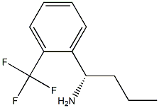 (1S)-1-[2-(TRIFLUOROMETHYL)PHENYL]BUTYLAMINE Struktur