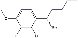 (1S)-1-(2,3,4-TRIMETHOXYPHENYL)PENTYLAMINE Struktur