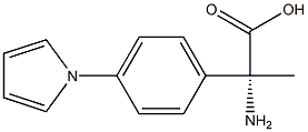 (2R)-2-AMINO-2-(4-PYRROLYLPHENYL)PROPANOIC ACID Struktur