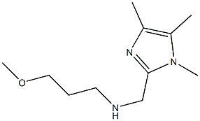 (3-METHOXY-PROPYL)-(1,4,5-TRIMETHYL-1H-IMIDAZOL-2-YLMETHYL)-AMINE Struktur