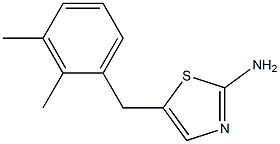 5-(2,3-DIMETHYLBENZYL)-1,3-THIAZOL-2-AMINE Struktur