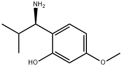 2-((1R)-1-AMINO-2-METHYLPROPYL)-5-METHOXYPHENOL Struktur