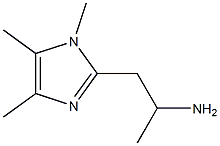 1-METHYL-2-(1,4,5-TRIMETHYL-1H-IMIDAZOL-2-YL)-ETHYLAMINE Struktur