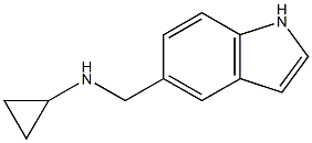 (1R)CYCLOPROPYLINDOL-5-YLMETHYLAMINE Struktur