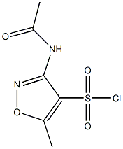 3-ACETYLAMINO-5-METHYL-ISOXAZOLE-4-SULFONYL CHLORIDE Struktur