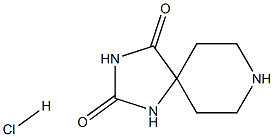 1,3,8-TRIAZA-SPIRO[4.5]DECANE-2,4-DIONE HYDROCHLORIDE Struktur